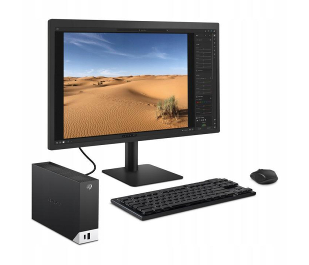Seagate One Touch HUB 12TB USB 3.2 Gen.1 Czarno-Srebrny - 725962 - zdjęcie 3